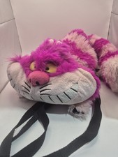 DISNEY Store Alice In Wonderland CHESHIRE CAT Plush Vintage 1990s 14 w/Tail