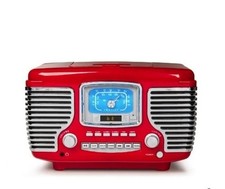 Crosley Corsair Radio with Bluetooth - Red CR612B-RE