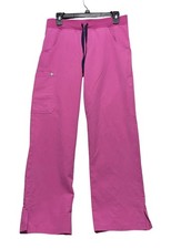 FIGS Technical Collection Women  s Pink Scrub Pants Size Small