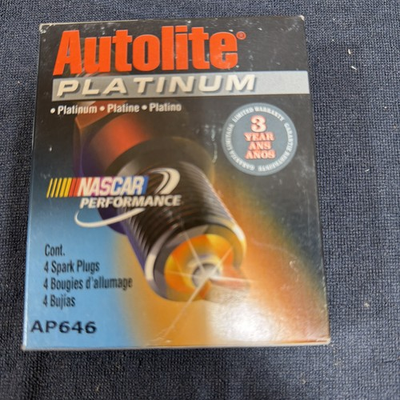 #ad 4pc Autolite Platinum AP646 Spark Plugs for W14EXR U15 AGR52 6 3142 105 hz $10.00