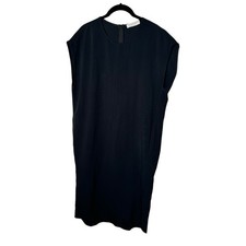 Everlane Dress The Japanese GoWeave Cocoon Black Midi Length Oversized XS