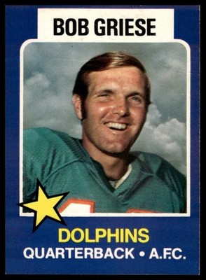 1975 Town Talk Bread #13 Bob Griese