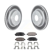 Transit Auto KGT-102671 Brake Disc and Pad Kit Rear for Nissan Rogue Sport LEAF