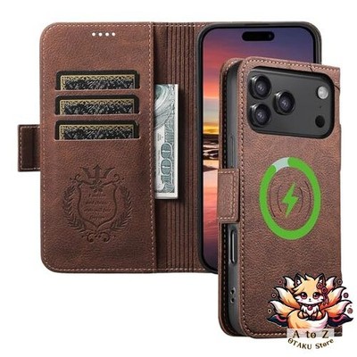 NEW JCGOOD iPhone 17 Pro Wallet Case MagSafe Compatible with Card Slots Wireless