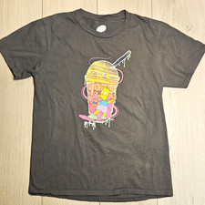 The Simpsons Bart Simpson Kwik-E-Mart Graphic T-Shirt - Gray Kids Large