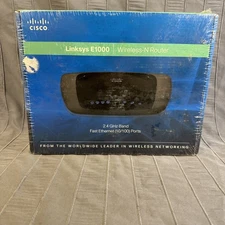 CISCO Linksys E1000 Wireless-N Router 802.11 B/G/N Wireless Broadband Sealed