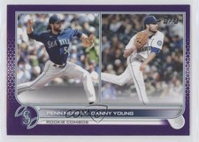 2022 Topps Update Rookie Combos Meijer Purple Penn Murfee Danny Young #US220 wq8