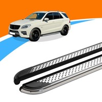 Trittbretter Passend FüR Mercedes Ml W166 Ab 06/2011-02/2015 Mydo Chrom Mit Abe