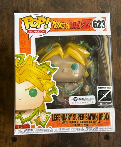 Funko Pop! Super 6": Dragon Ball Z - Super Sayin  Broly  - Galactic Toys  #623