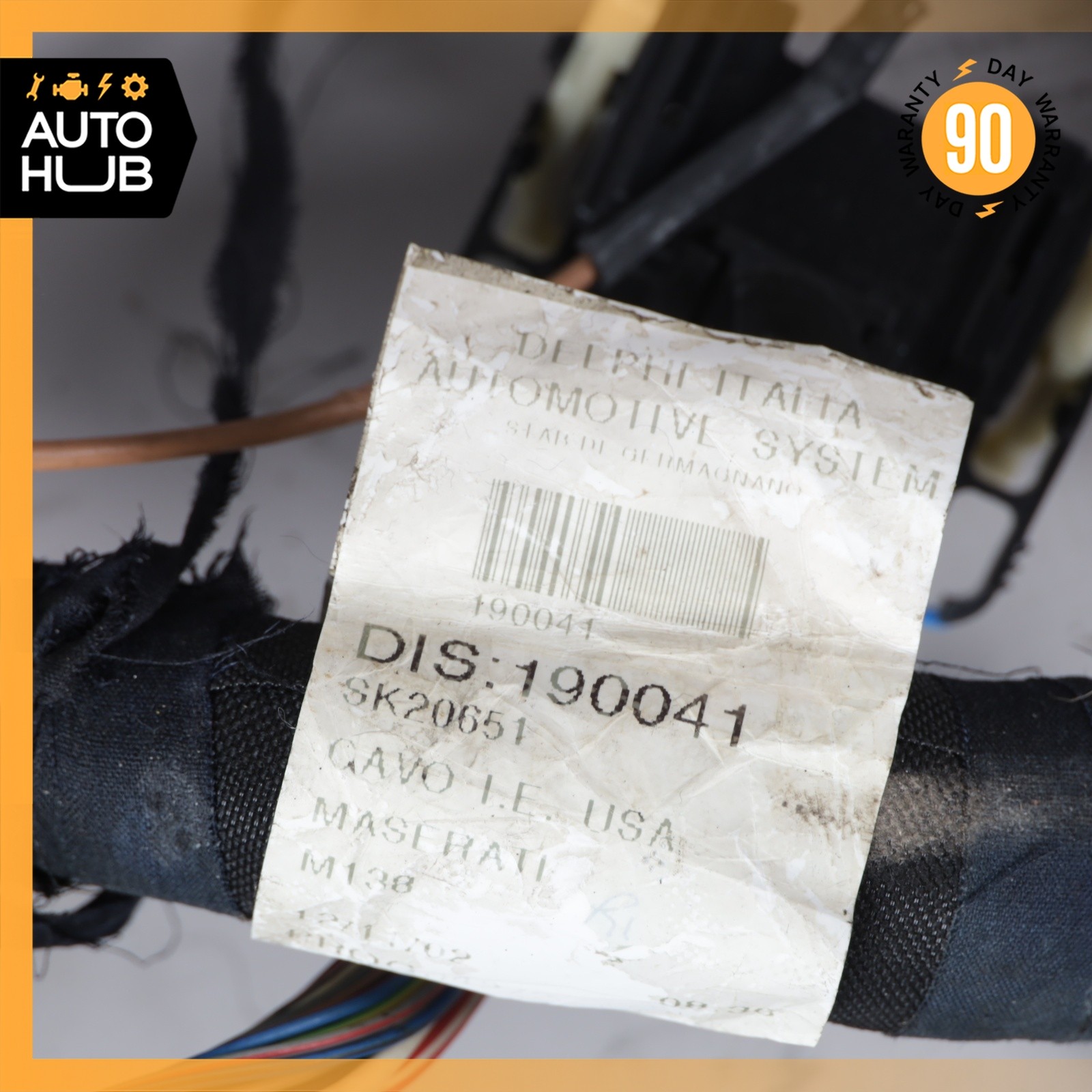 02-03 Maserati M138 4200 Coupe GT Engine Bay Motor Wire Harness 190041 OEM 31k