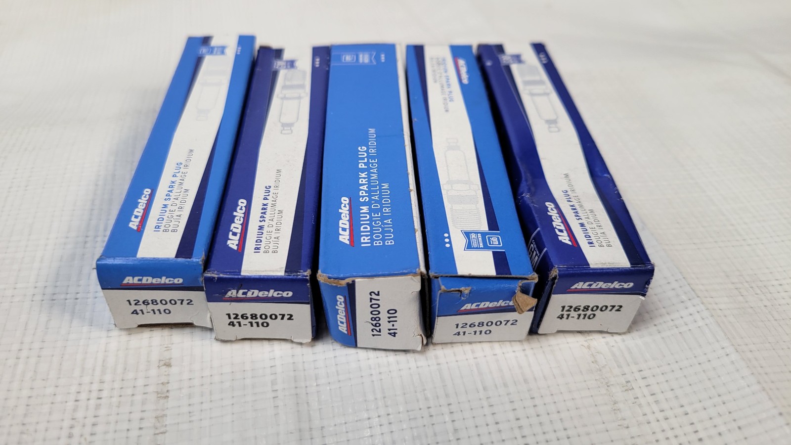 NEW ACDelco GM OEM 2004-2020 Silverado Sierra Iridium Spark Plugs x5 12680072