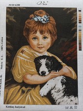Via Printed Needlepoint Tapestry Gobelin Canvas Only 40x50 Cm