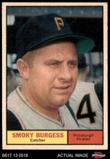 1961 Topps #461 Smoky Burgess Pirates 6.5 - EX/MT+