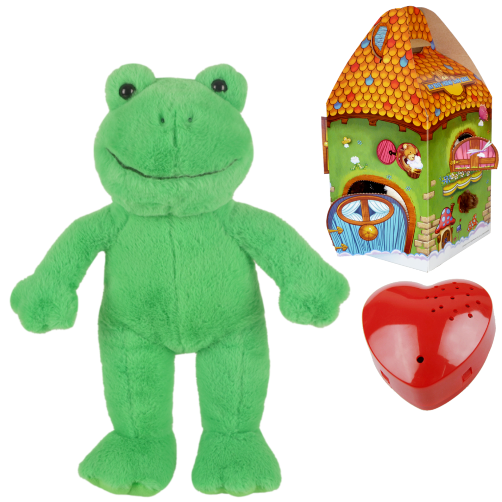 Baby Heartbeat Voice Recording Teddy Bear 60 Second Gift Frog