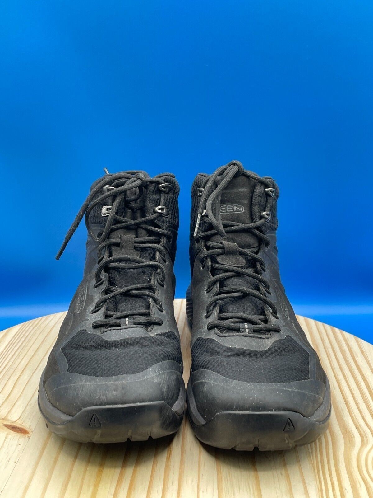 Keen Athletic Sneaker Uomo Tg 11 Nero Pelle Stringate Punta Chiusa 1021602