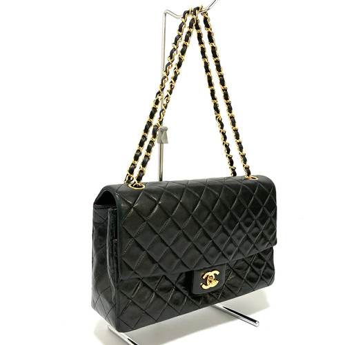 CHANEL Matelass 27 Double Chain Bag with Pouch Lambskin Flap Closure Model 1 7 d
