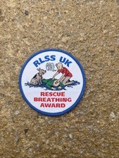 RLSS Rescue Breathing Award patch Badge