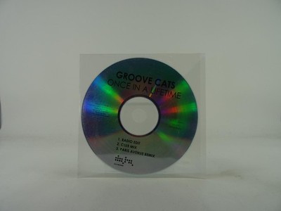 GROOVE CATS ONCE IN A LIFETIME (A67) 3 Track Promo CD Single including Plastic S