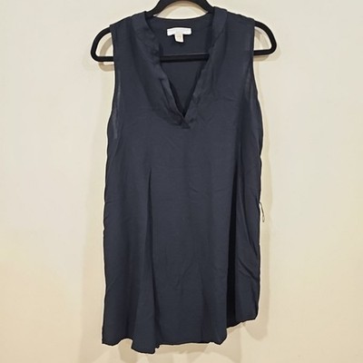 Final Touch Women s Casual Sleeveless Black Dress Size Large Made In USA Rayon
