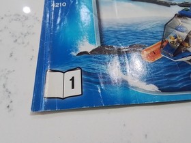 LEGO CITY: Coast Guard Platform Instruction Manual  Only Set 4210