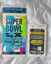 Mike Macdonald Signed Super Bowl LX Commemorative Tickets SEAHAWKS AUTO JSA COA
