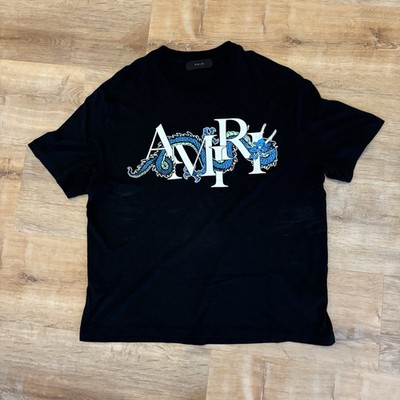 AMIRI tシャツ ブラック Sサイズ Amiri Black Dragon Logo Tee Shirt Size Large | eBay