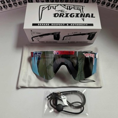 Pit Viper The Firecracker Original 2.0/HDPV Polarized Blue Lens WIDE NIB