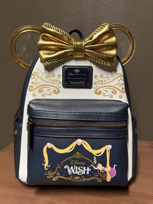 Loungefly Disney Cruise Line DCL Wish Tangled Rapunzel Gold 