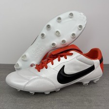Nike Premier III FG Soccer Cleats - Men's Size 12.5 - HM0265-800 White/Red/Black