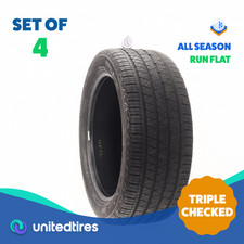 Set Of 4 Used 27545r20 Continental Crosscontact Lx Sport Ssr 110h - 6-6.532