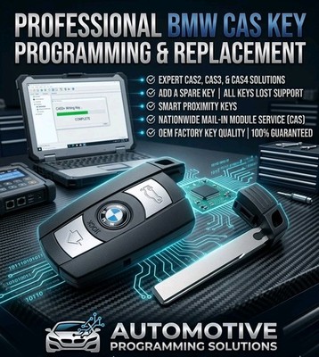 BMW Key Fob Programming Same Day Service CAS2 CAS3 CAS4 E60 E90 E91 E92 330i 530