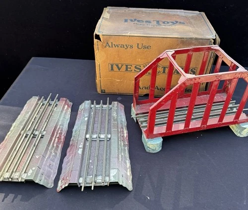 IVES Prewar Toy Train Track Accessory Model 1800’s Bridge Lionel Production Rare