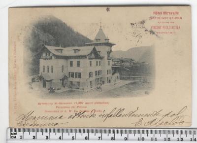 Postcard Val d'Aosta - Gressoney St Jean Hotel -AO 4015