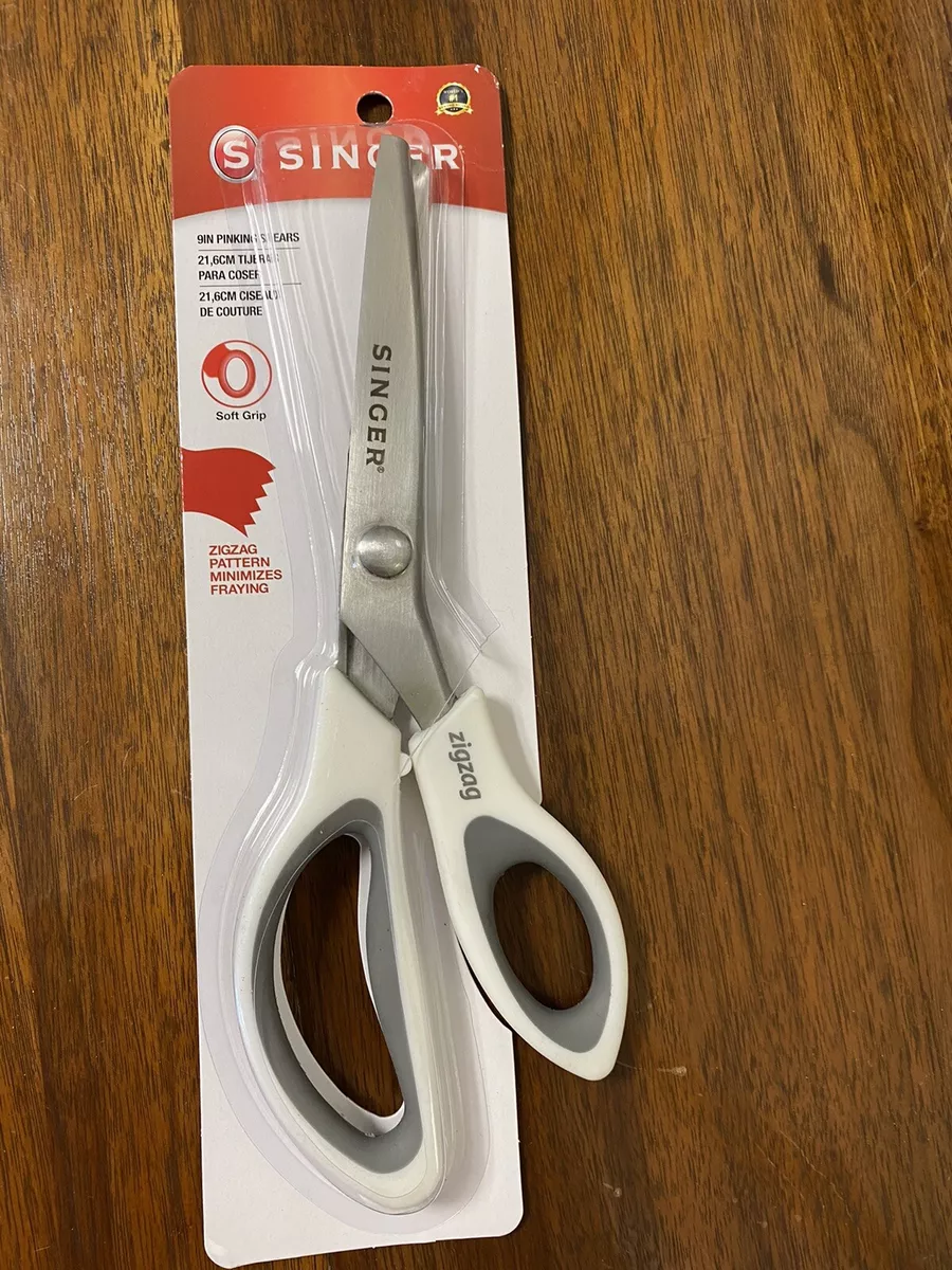 SINGER 9 Pinking Shears - Zig Zag Scissors for Fabric