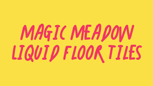 MagicMeadow Liquid Floor Tiles Set of 6 - Sensory Toys for Children - Video 1 of 1