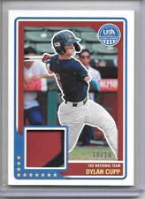 2023 Panini USA Stars & Stripes DYLAN CUPP GAME WORN 2 COLOR PATCH #10/10!