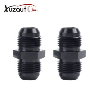 Male to Male Flare Fitting Coupler Union Straight Fuel Hose Adapter 2PCS
