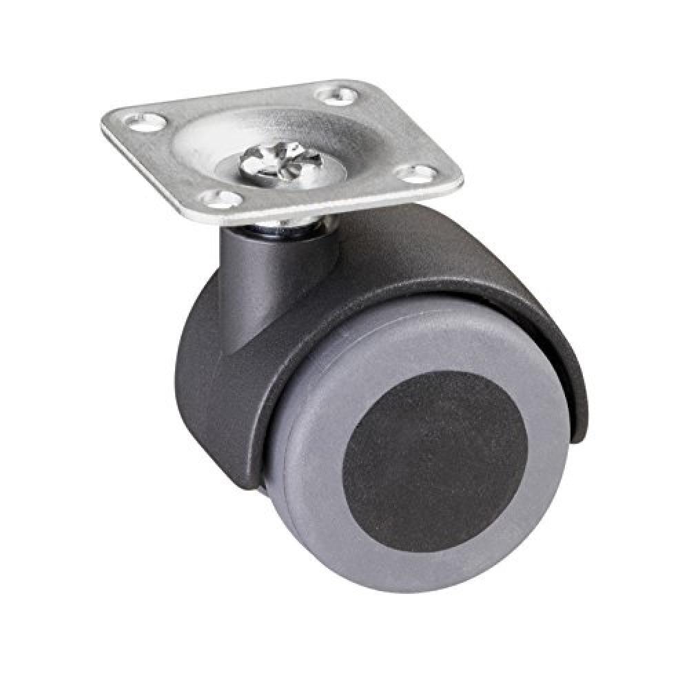 (TG. Ø 40 mm) Maestro doppio ruolo ✓ 38 X 38 mm piastra ✓ ruote in TPR ✓