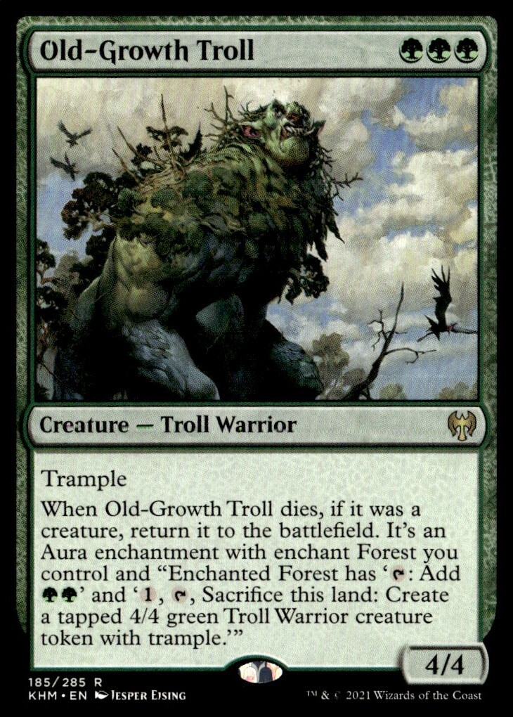 2021 Kaldheim Old-Growth Troll Expansion/Rare #185