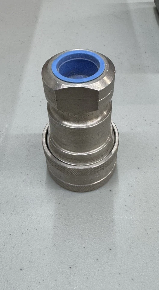 PARKER Hydraulic Quick Connect Hose Coupling: 3/4 in Coupling Size, 303 SS - Image 4 of 4