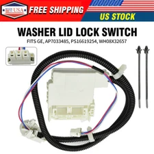 Washer Lid Lock Switch For GE AP7033485 PS16619254 WH08X32657