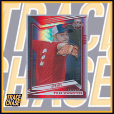 2022 Panini Elite Extra Edition Baseball Tyler Schweitzer Status Red 081/299