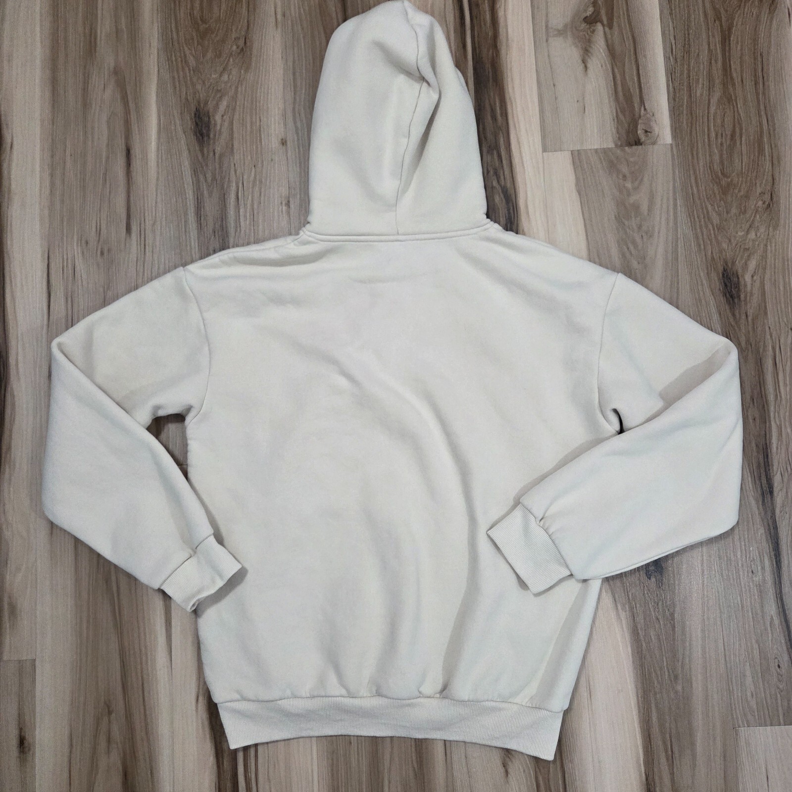 Comfrt Mens Fleece Pullover Logo Hoodie Size Medium Brown Unisex Fleece