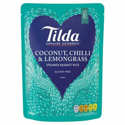 Tilda Steamed Basmati Coconut Chilli & Lemongrass - 250g (0.55lbs)