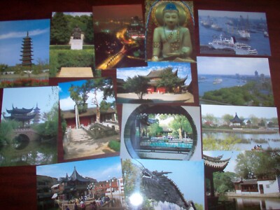 Shanghai China x14 Views Color Photos circa 1990 Confucian Temple Jade Buddha