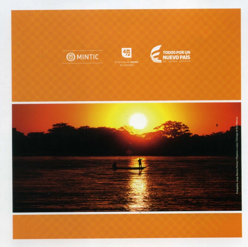 DEPARTAMENTO DE SUCRE,-50th ANNIV.  ''carpeta''  Stamps -COVER F.D.C.  2017 - Image 4 of 4