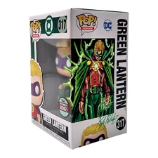 Green Lantern Painted Funko Pop Art Remarque Sketched DC Comics Kyle Roberts 317