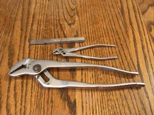 Lot/3 Craftsman Tools,9” Channel Lock & 5 1/4” Channel Lock,3/8” Chisel,used