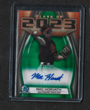 Mac Horvath  2023 Bowman Class of 2023 Auto   38/99