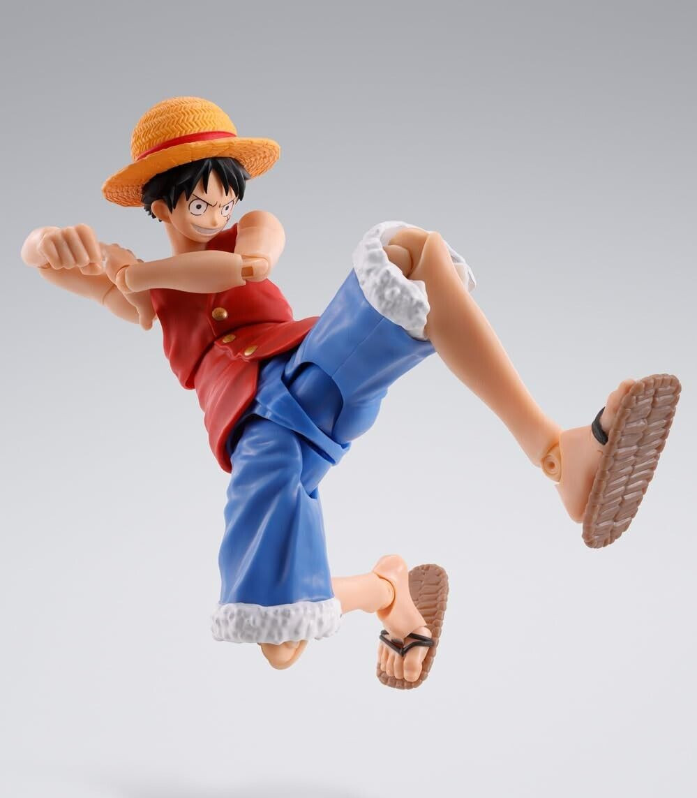 new Bandai S.H.Figuarts Monkey D. Luffy ROMANCE DAWN ONE PIECE from Japan